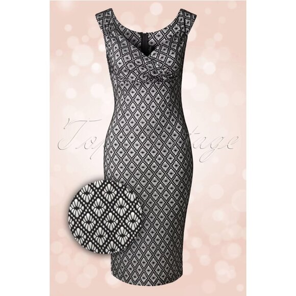 Rock Steady ModCloth Lady Love Song Dress  Women's Size 3X Runs Small New with T - Picture 1 of 4